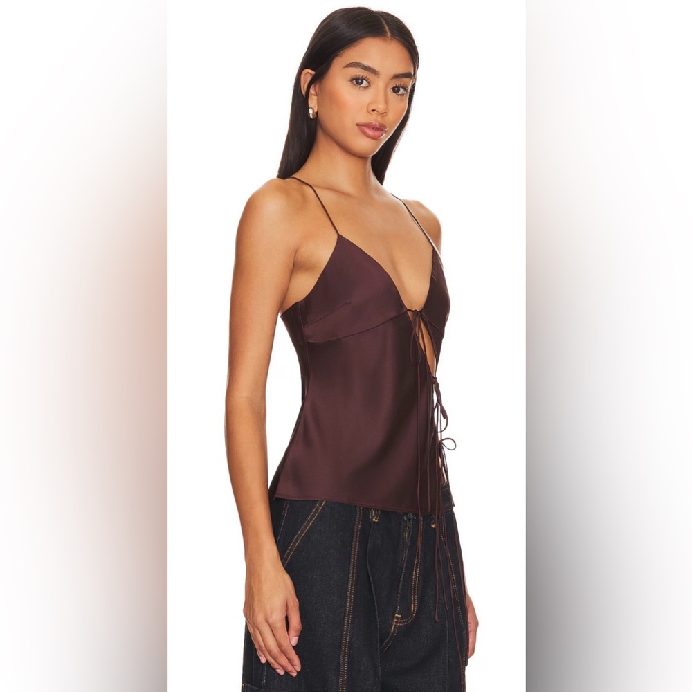 NWT Lioness Mariah Cami Top Brown Size 8 - Picture 2 of 7